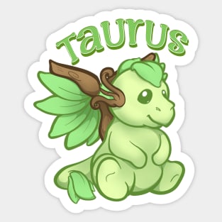 Taurus Earth Dragon Sticker